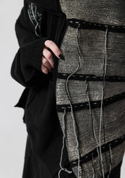 Giotto Hand Painted and Embroidered Wool and Cashmere Cardigan