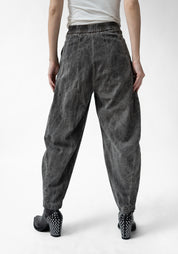 Over-Dyed Tapered Full Leg Pants