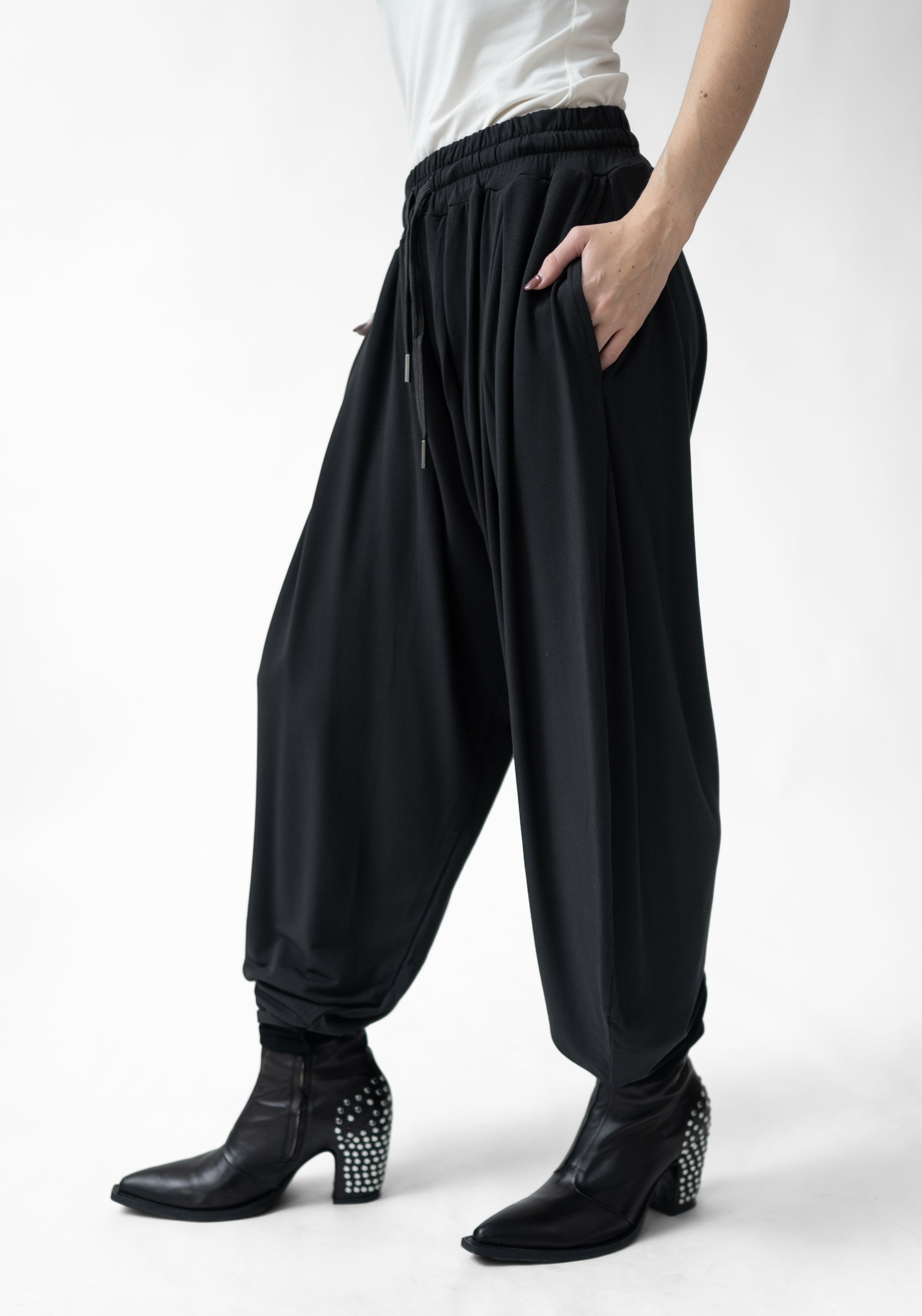 Tapered Full Leg Bamboo Jersey Pants