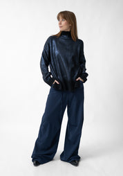 Leo Pleat Detail Pants