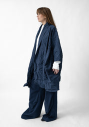 Gemini Oversized Open Front Bubble Jacket