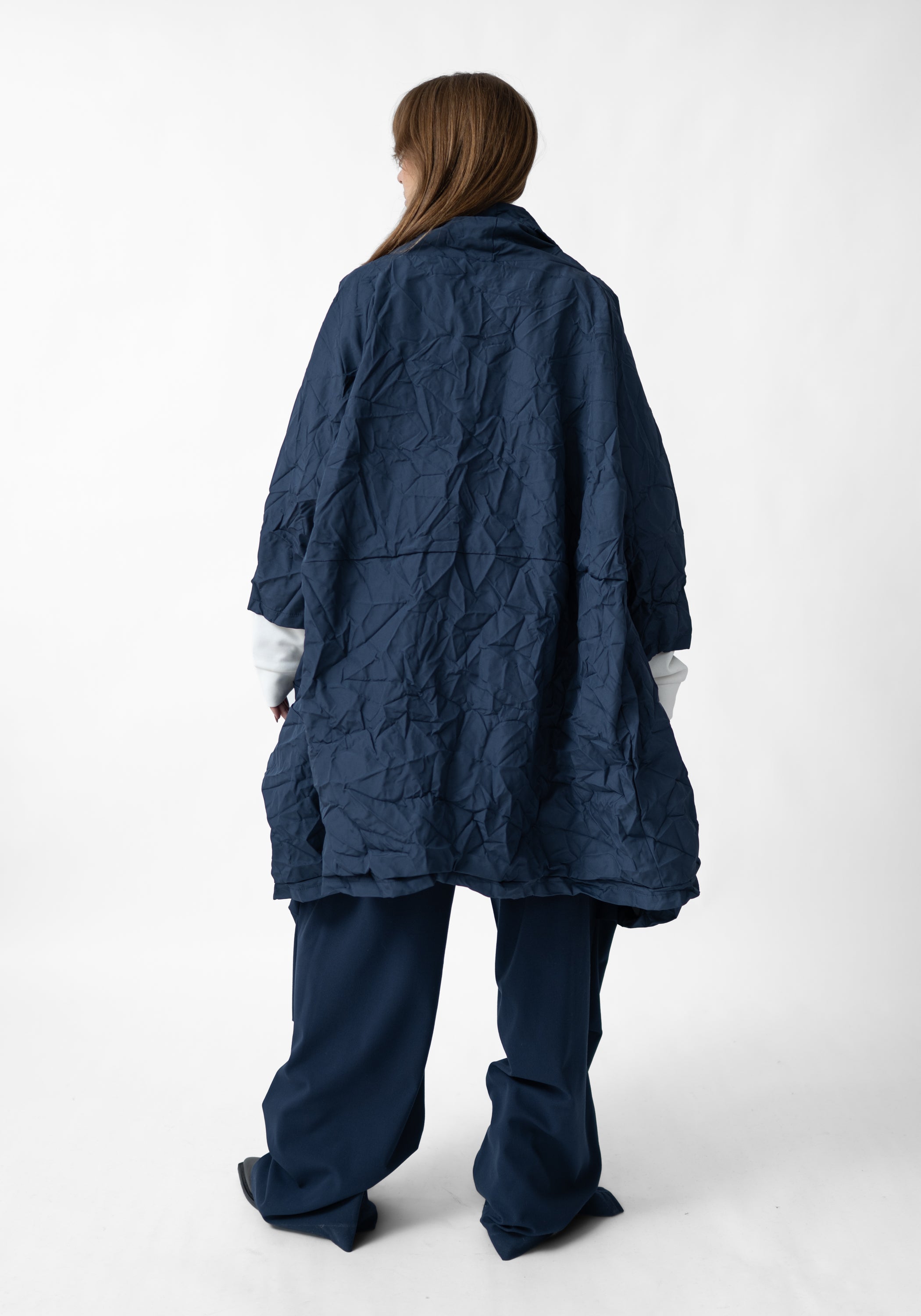 Gemini Oversized Open Front Bubble Jacket
