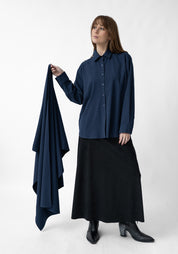 Hercules Oversized Blouse With Scarf