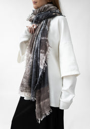 Holbrook Hand Painted Wool Scarf