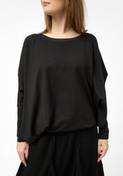 Oversized Drop Shoulder Sheer Back Top - December Thieves