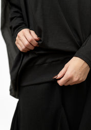 Oversized Drop Shoulder Sheer Back Top - December Thieves