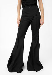 Corallo Exaggerated Bell Wool Blend Trousers - December Thieves