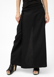 Charoite Tie Panel Wool Blend Pants - December Thieves