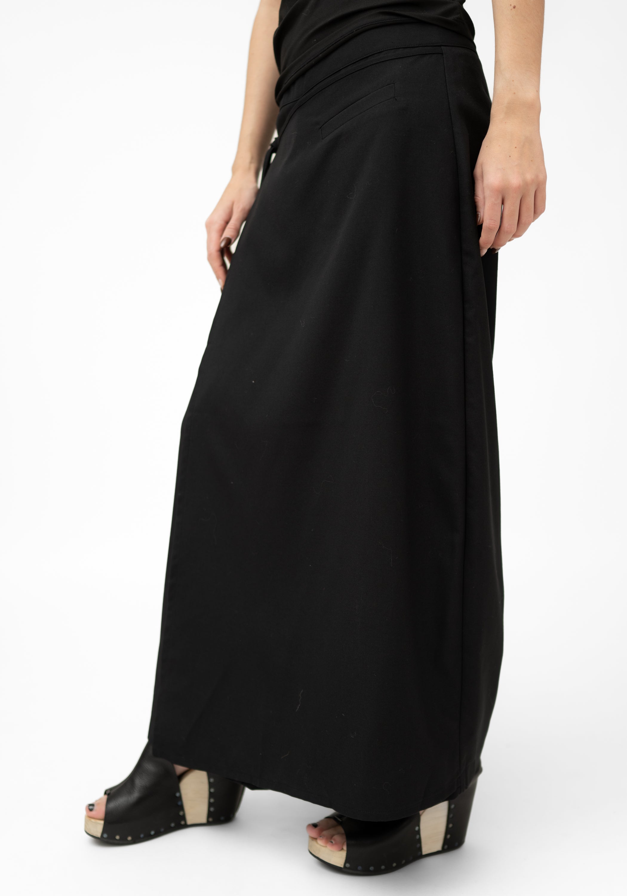 Charoite Tie Panel Wool Blend Pants - December Thieves
