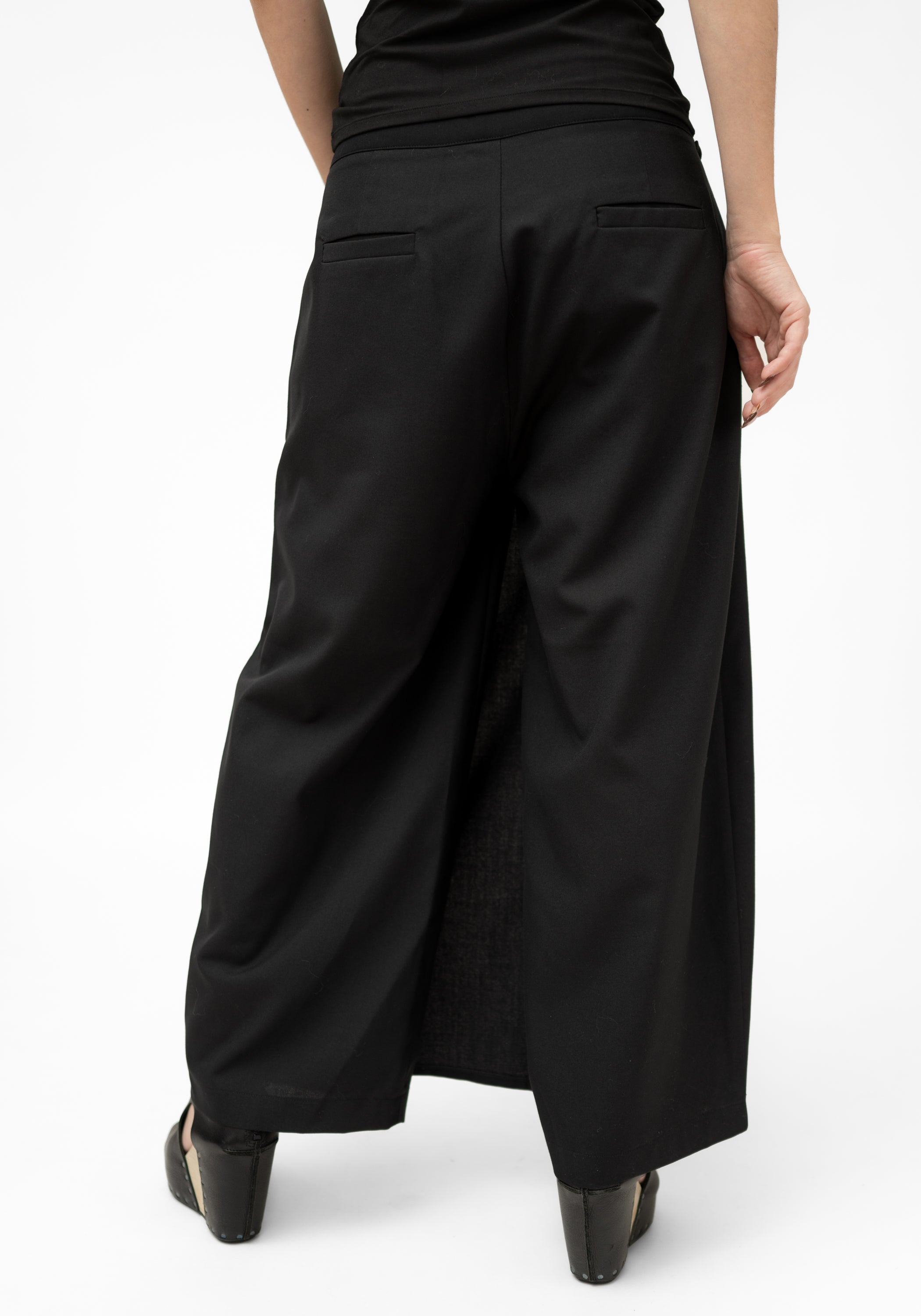 Charoite Tie Panel Wool Blend Pants - December Thieves