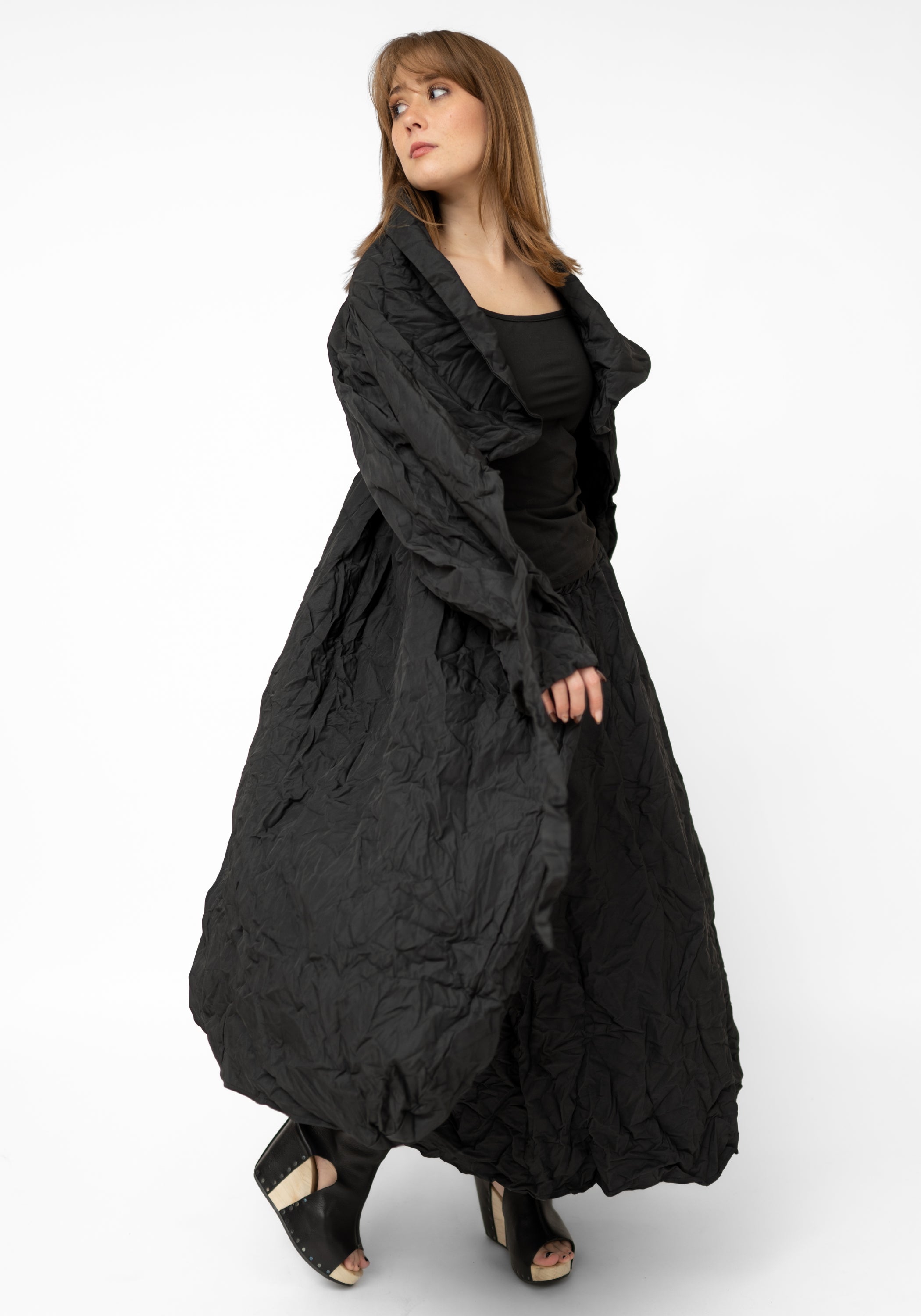 Diamante Crinkle Texture Tie Waist Jacket - December Thieves