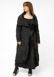 Diamante Crinkle Texture Tie Waist Jacket - December Thieves