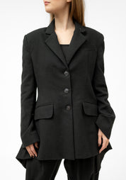 Oversized Transformable Silk Blend Blazer - December Thieves