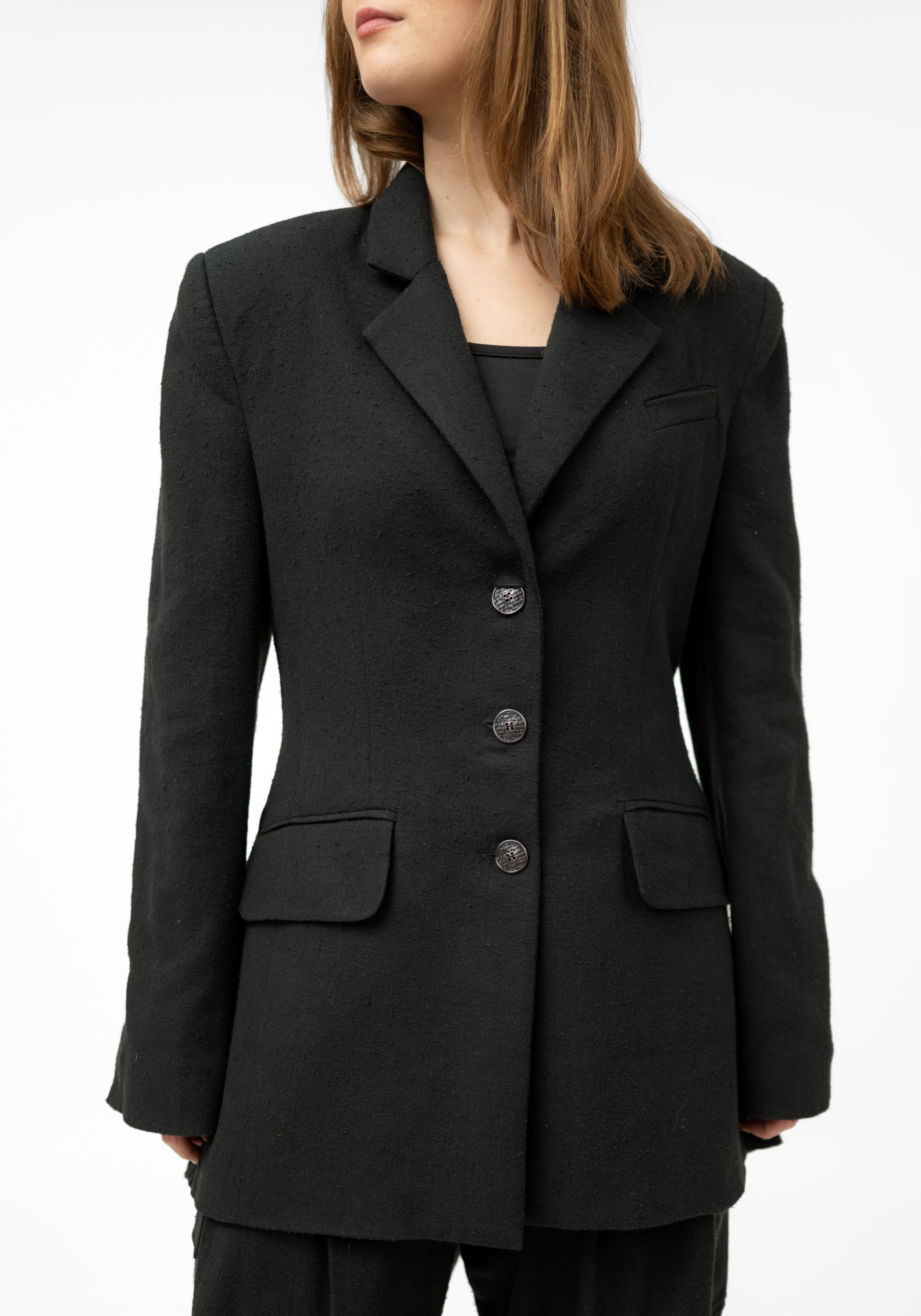 Oversized Transformable Silk Blend Blazer - December Thieves