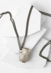 Sterling Archeology Olpe Necklace