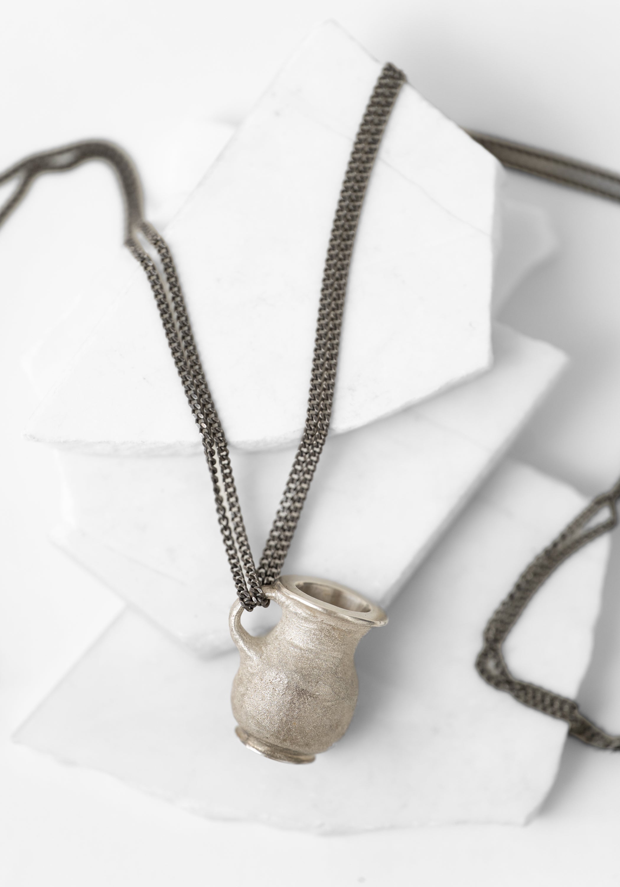 Sterling Archeology Olpe Necklace