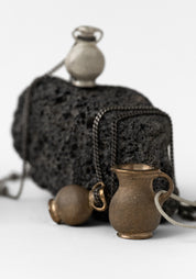Bronze Archeology Tiny Vessel Necklace