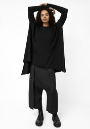 Mente Drop Seat Pleat Detail Wool Blend Pants - December Thieves