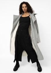 Cara Oversized Reversible Wool Blend Jacket
