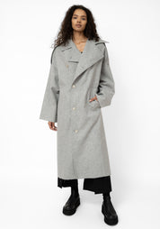 Cara Oversized Reversible Wool Blend Jacket