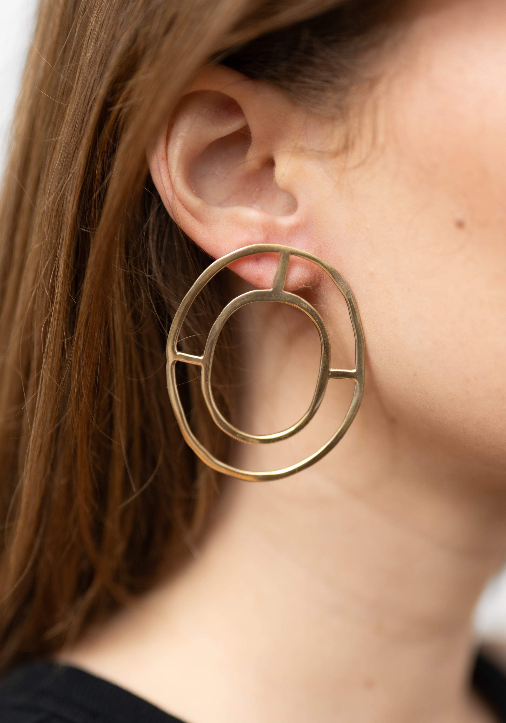 Brass Song Earrings
