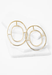 Brass Song Earrings