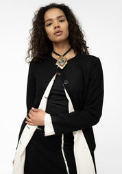 Encrusted Heart, Sword and Eye Necklace