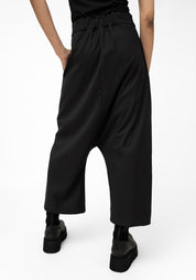 Mente Drop Seat Pleat Detail Wool Blend Pants - December Thieves