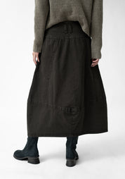 Pleat Detail Bubble Skirt