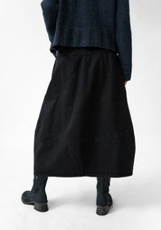 Pleat Detail Bubble Skirt