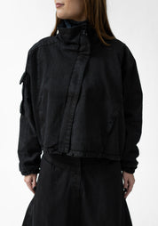 Fleece Lined High Neck Jacket