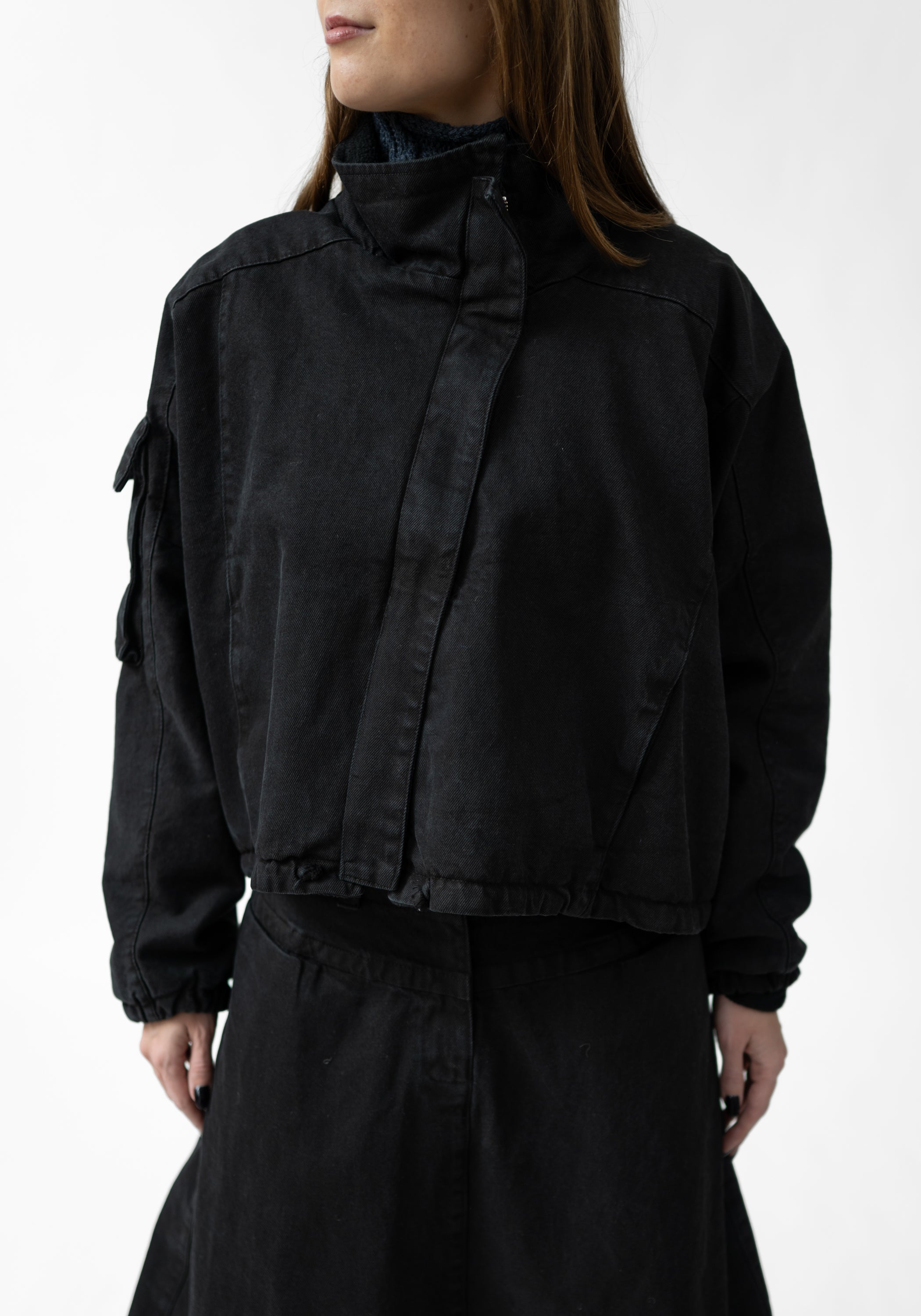 Fleece Lined High Neck Jacket