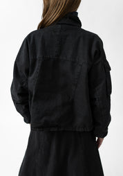 Fleece Lined High Neck Jacket