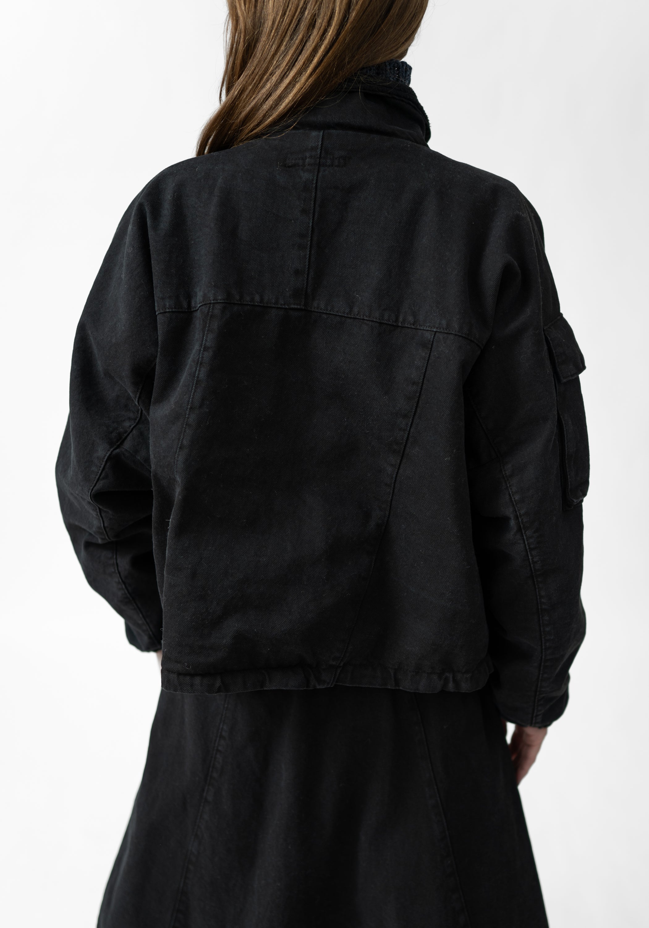 Fleece Lined High Neck Jacket