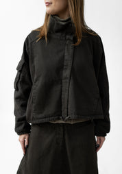 Fleece Lined High Neck Jacket