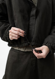 Fleece Lined High Neck Jacket