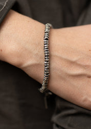 Textured Sterling Beads Bracelet - December Thieves
