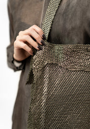 Metallic Laser Cut Leather Tote Bag - December Thieves