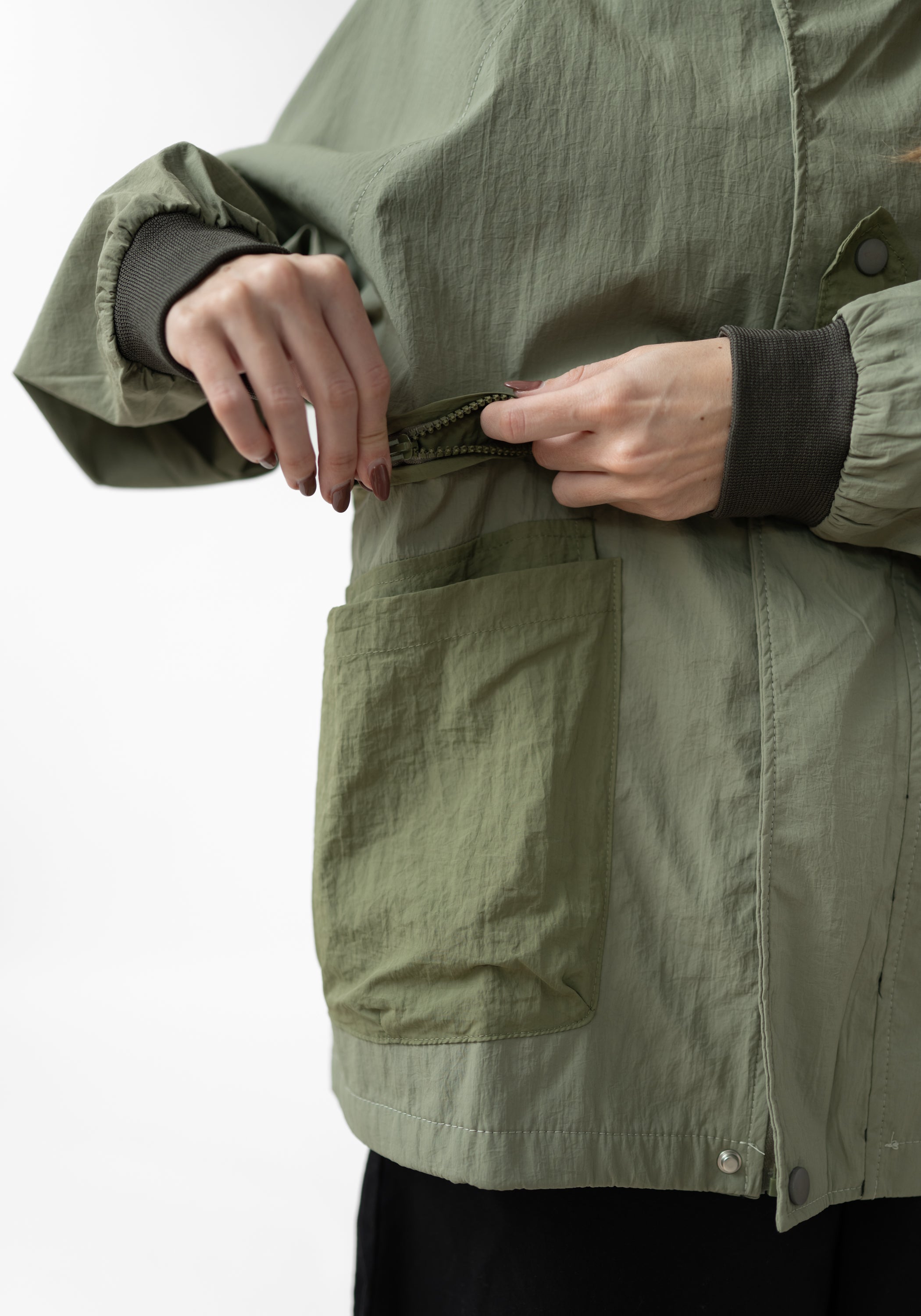 TF0072 Olive Cargo Jacket - December Thieves