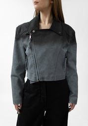 TFDE102CHARCOAL Slate Moto Jacket - December Thieves