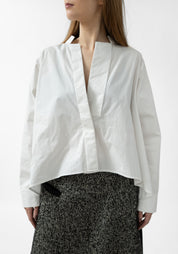 Oversized Deep V Blouse - December Thieves
