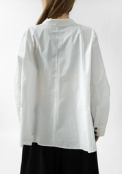 Oversized Deep V Blouse - December Thieves