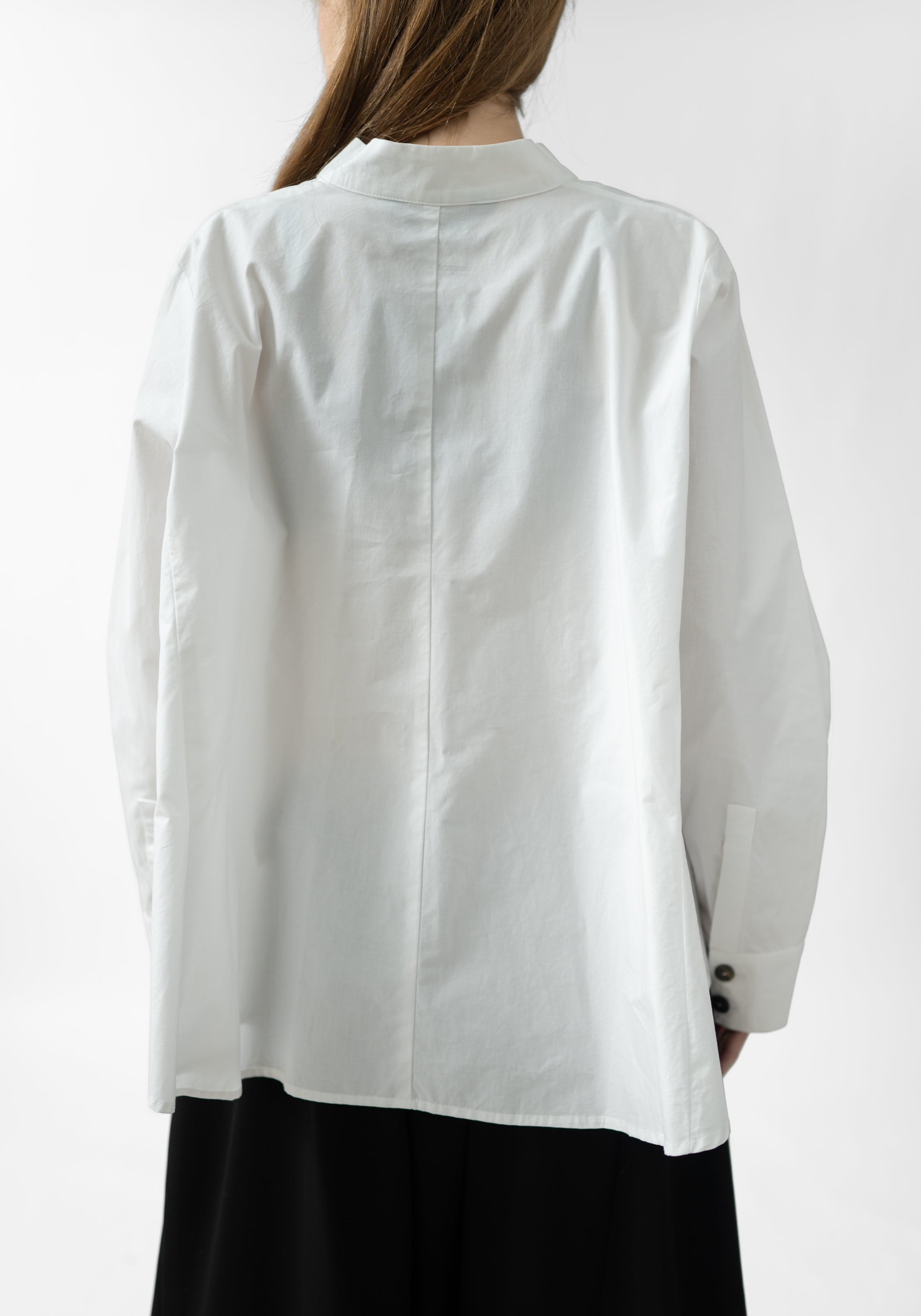 Oversized Deep V Blouse - December Thieves