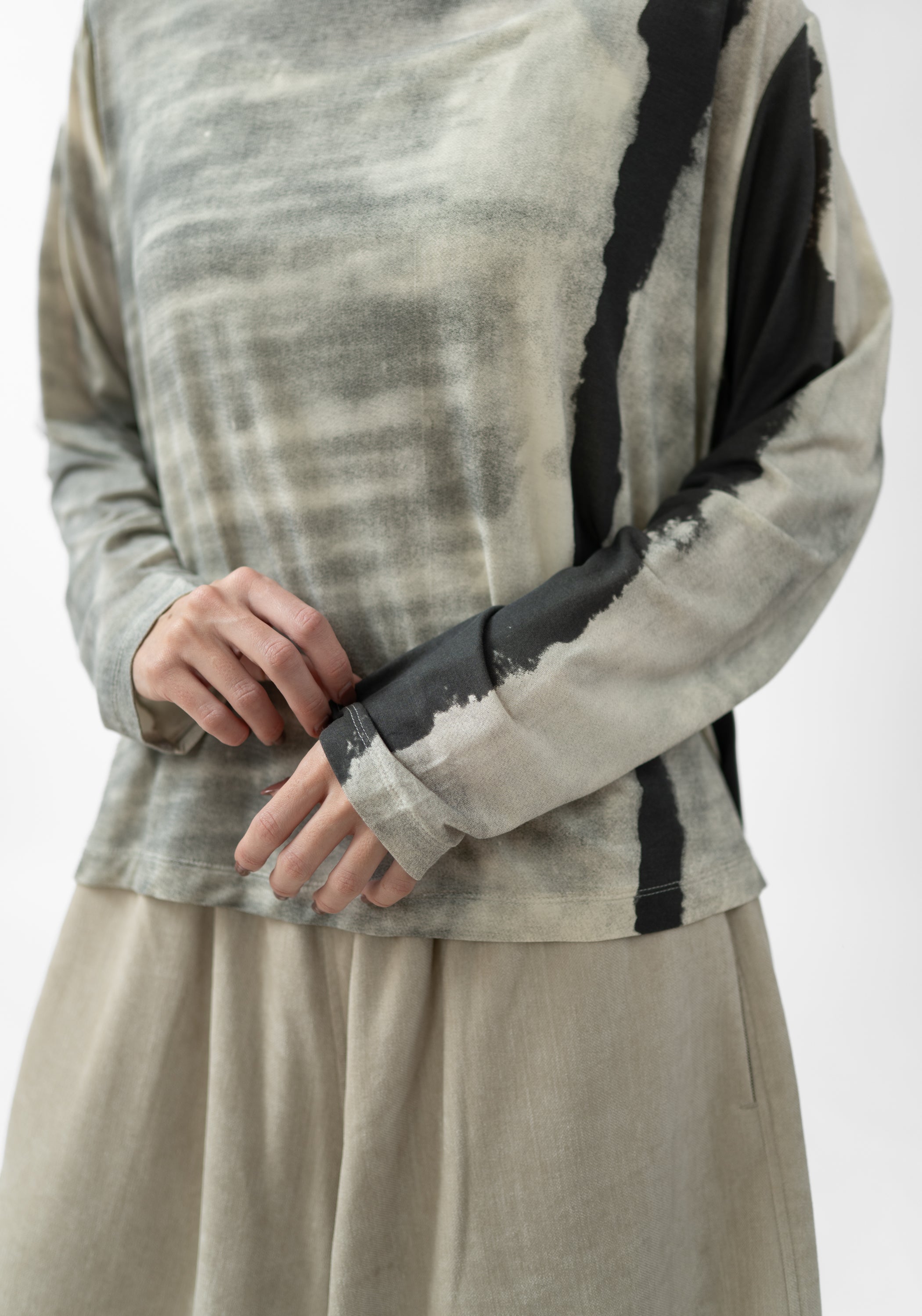 High Neck Stretch Top