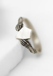 Sterling Stronghold Shield Ring