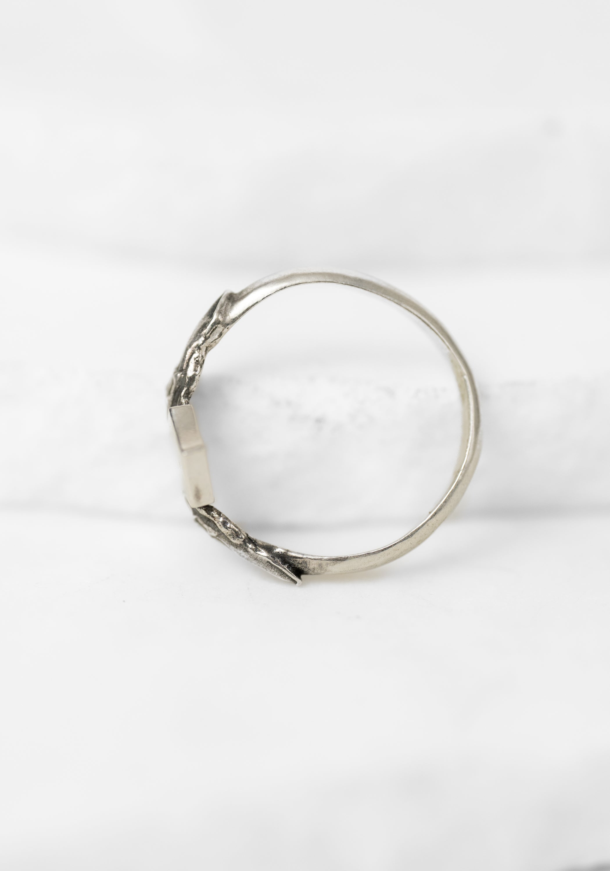 Sterling Stronghold Shield Ring