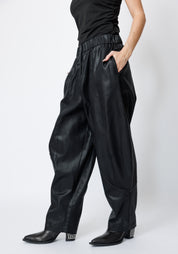 Rundo Coated Drop Seat Tapered Leg Pants