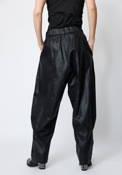 Rundo Coated Drop Seat Tapered Leg Pants