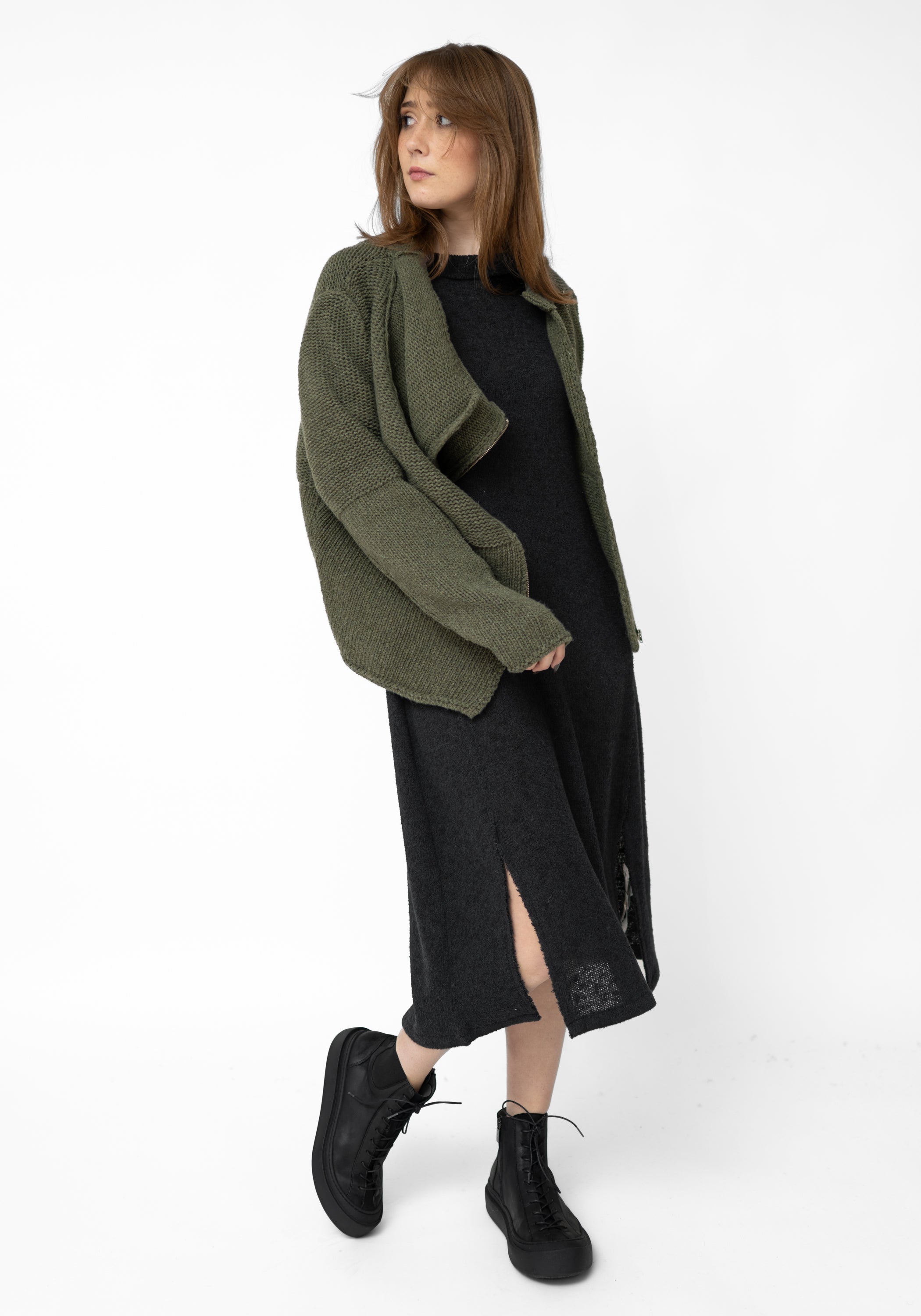 Textured Knit Mid-Length Dress - December Thieves