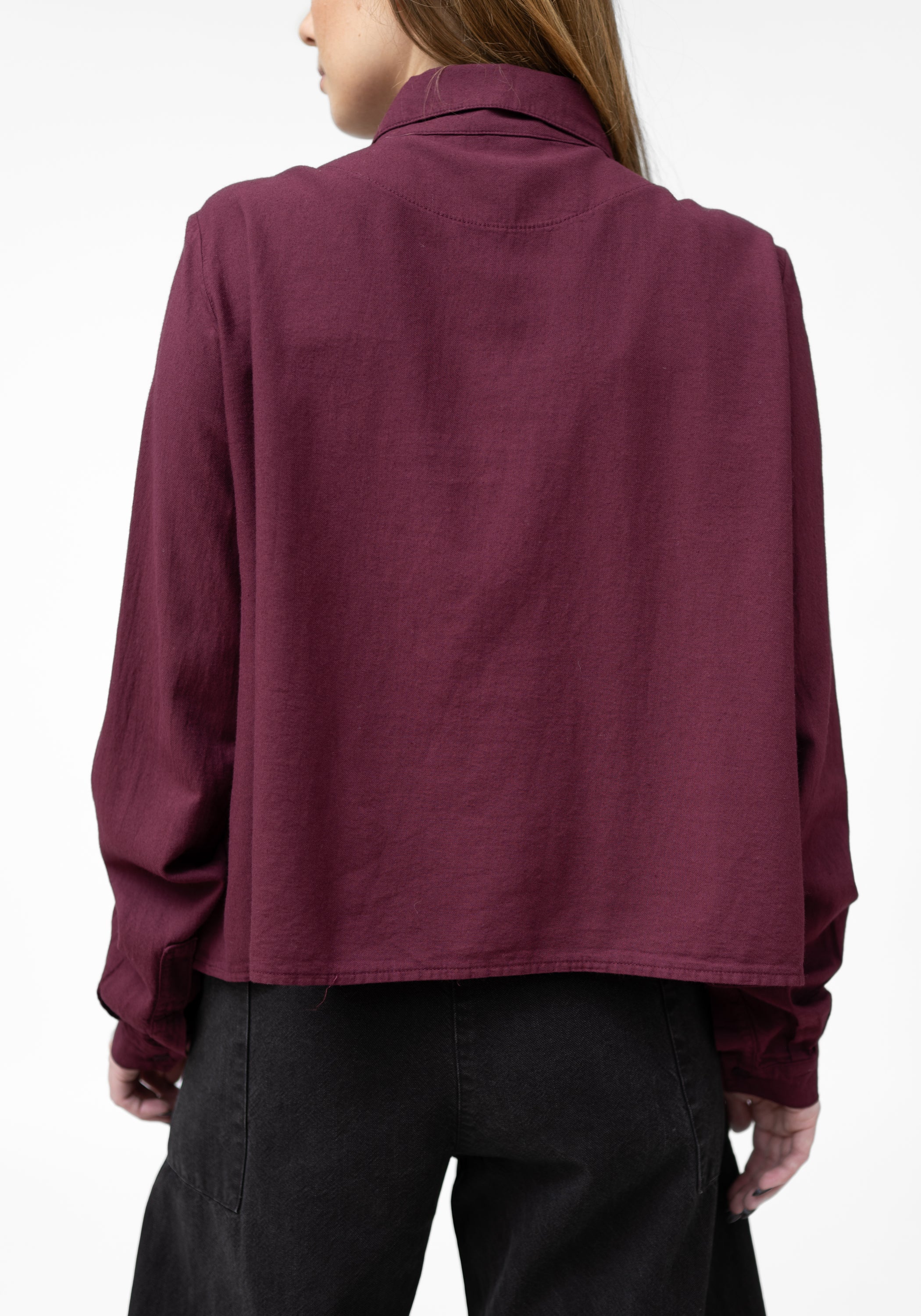 Oversized Button Front Blouse - December Thieves